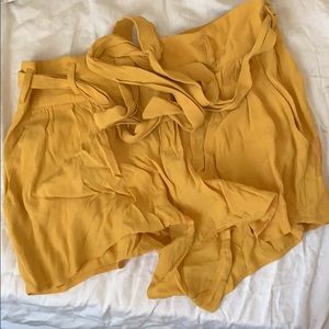 Mustard shorts
